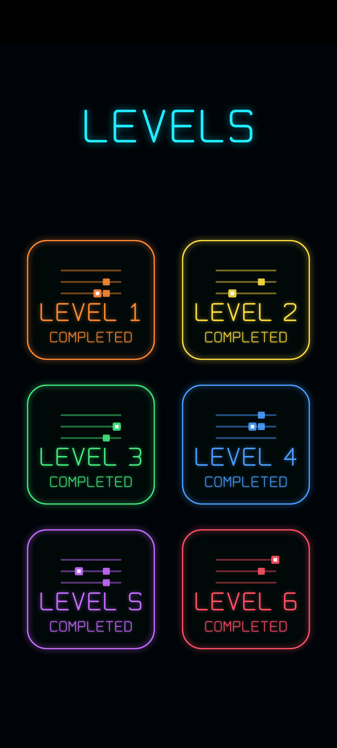 bloQus world selection screen